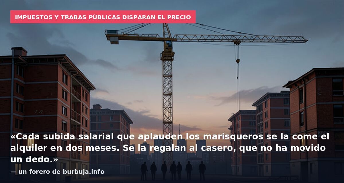 Gracias Pedro: El alza del precio de la vivienda envía a la pobreza a 770.000 personas con empleo en España