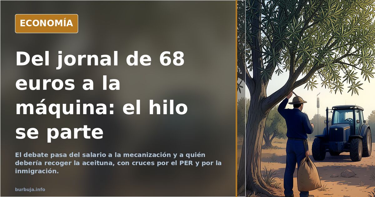 Del jornal de 68 euros a la máquina: el hilo se parte