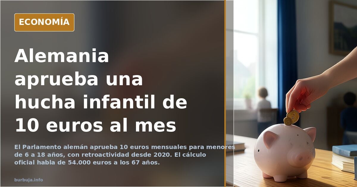 Alemania aprueba una "hucha infantil"