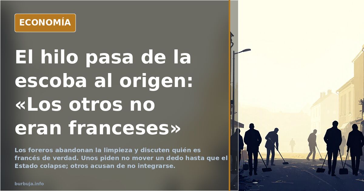 Franceses salen a limpiar sus barrios: ¿quiénes son?