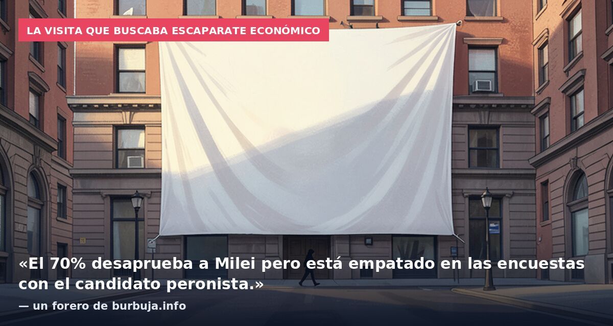 Hoy llega Milei a España y, no se porque, no va a asistir a ningún evento de VOX.