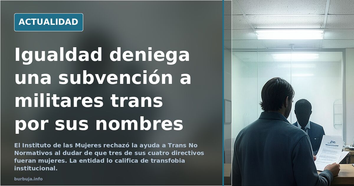 Gobierno progresista y transfobico.