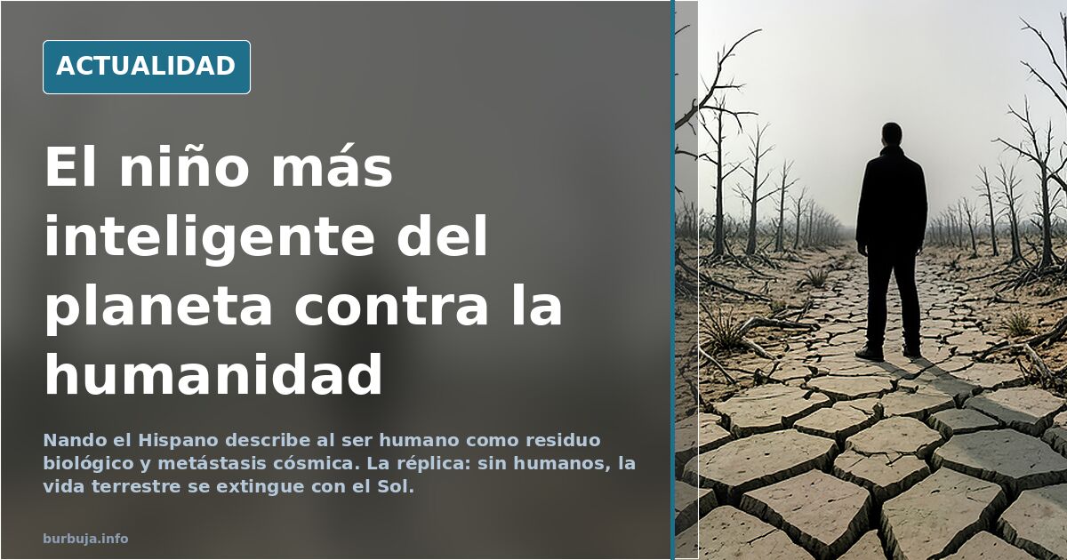 Retrato editorial de un niño pensativo frente a un espejo que refleja una silueta humana difusa