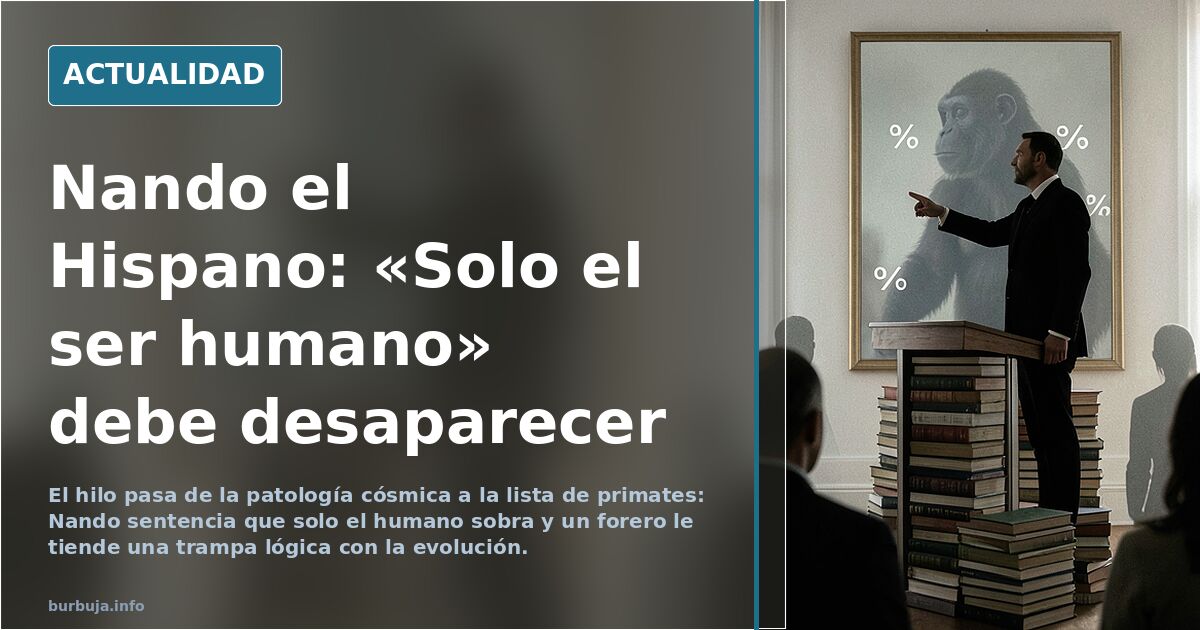 Descripción axiomática del ser humano. Bautizado por Nando como la cosa o the thing