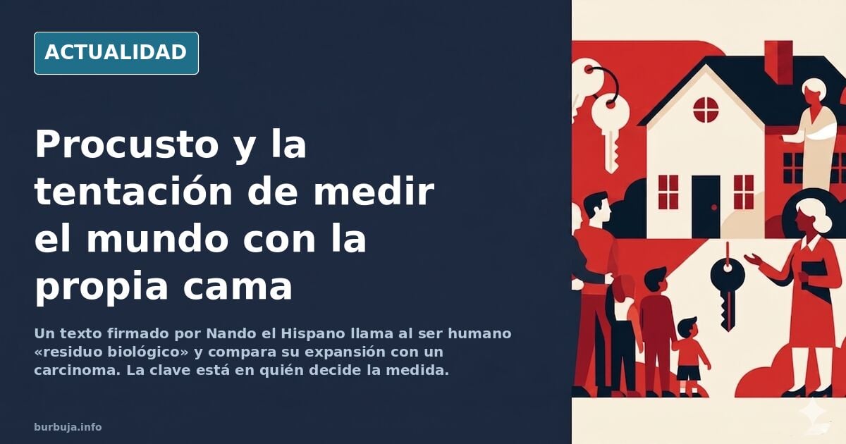 La misión: desenmascarar al ser humano, bautizado por el pequeño y dulce Nando como Procusto el Condescendiente.