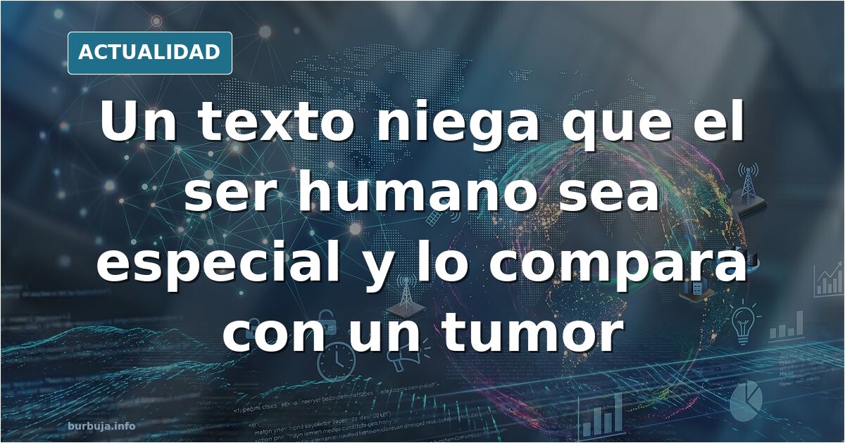 Decimos NO al ser Humano.