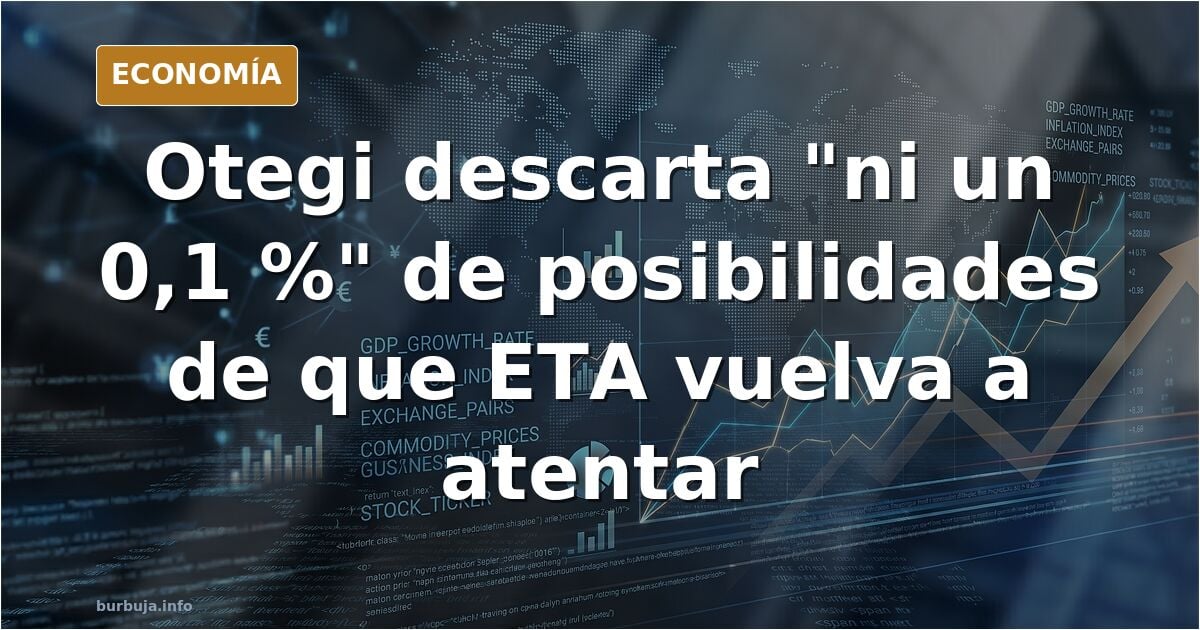 El Etarra Otegi dice que no contempla que ETA vuelva a atacar pero debemos ser prudentes.