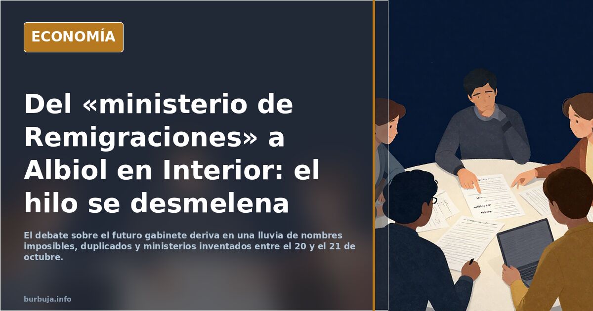 ÉSTE PODRÍA SER EL NUEVO GOBIERNO
