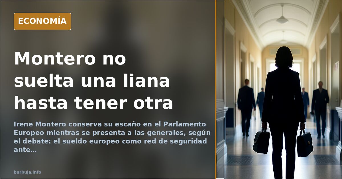 Montero mantiene su escaño europeo mientras se presenta a las generales