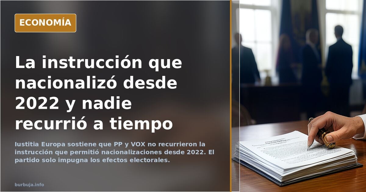 ¿Cómo se les pasó la instrucción de la ley de nietos a PP y VOX, que estuvo nacionalizando desde el 2022 a cascoporro? ¿Habrá muchas más así?