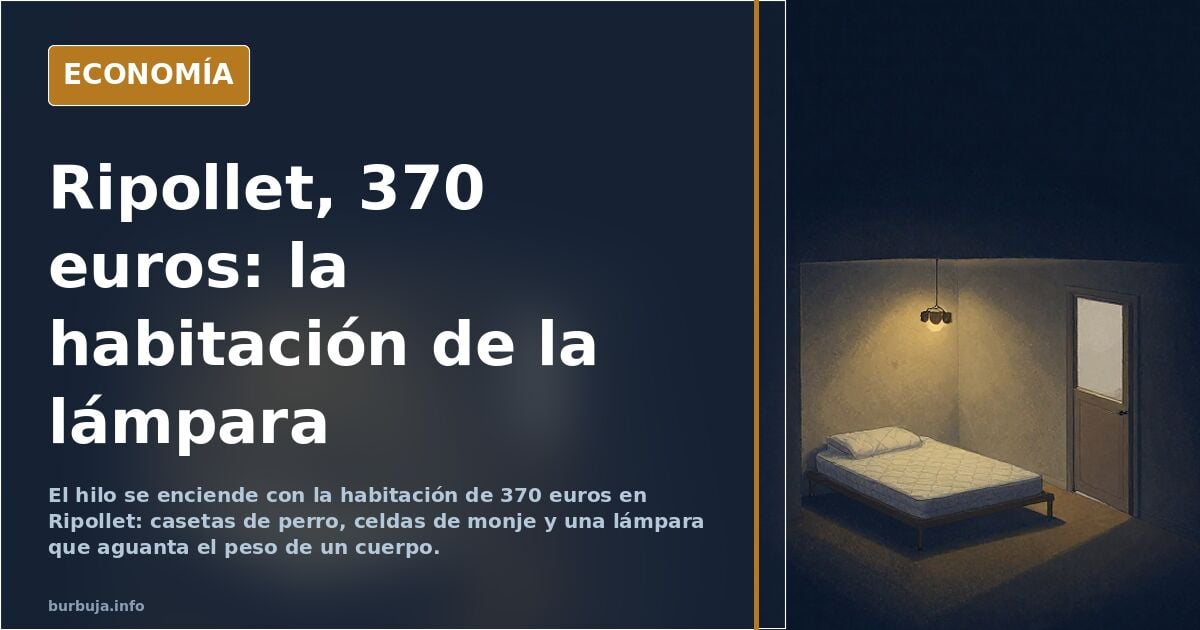 Habitación por 370 al mes cerca de Barcelona: ¿es buen precio?
