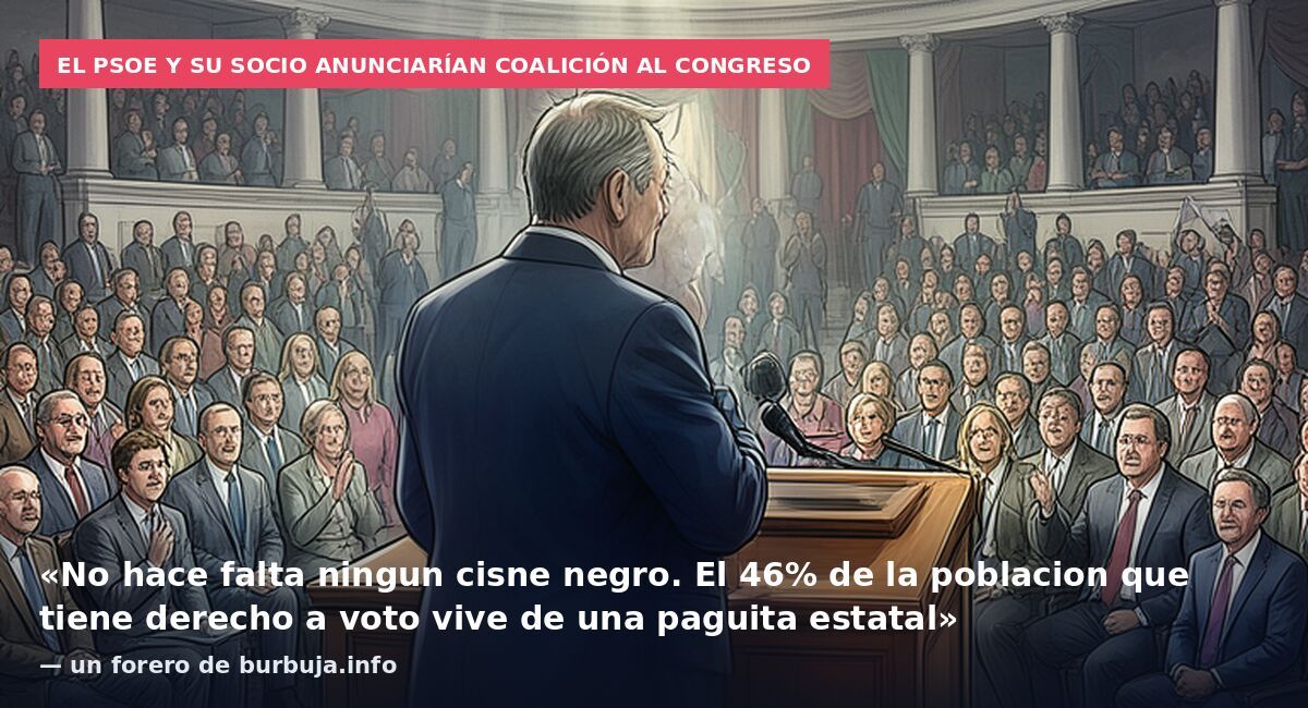 ¿Qué cisne negro podría dar la presidencia al PSOE otra vez?