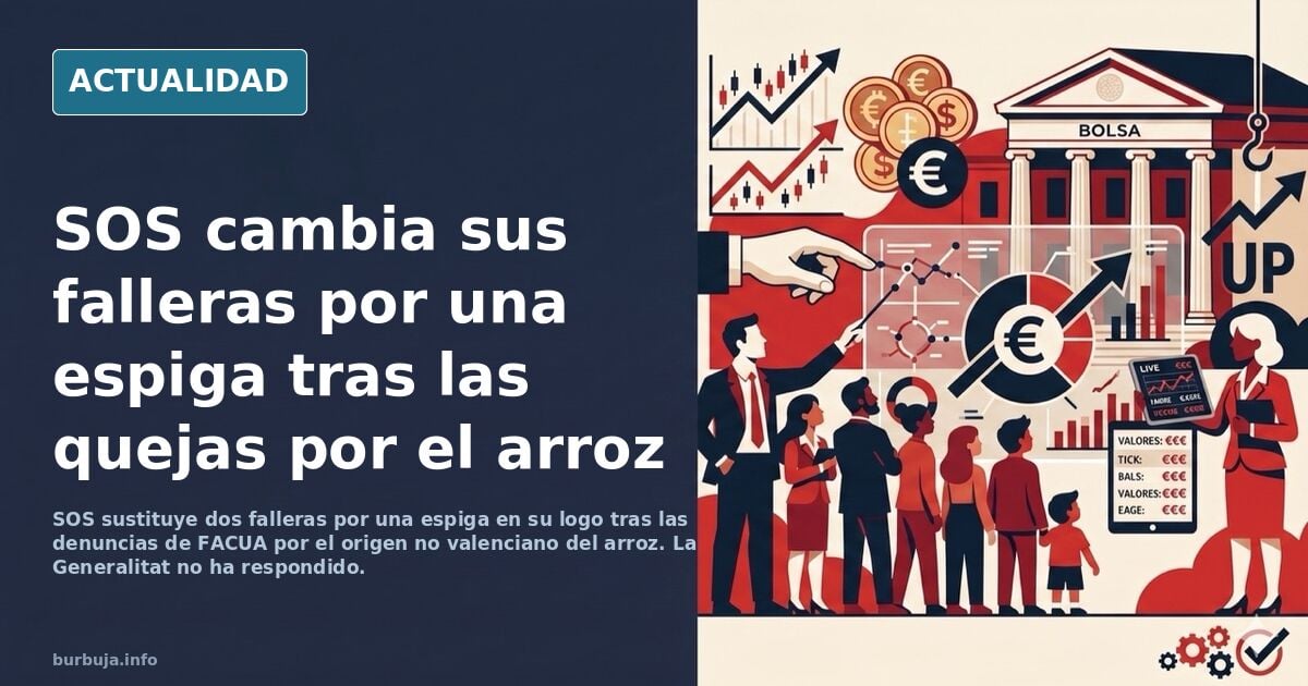 SOS modifica su logotipo por la polémica sobre el origen no valenciano de su arroz
