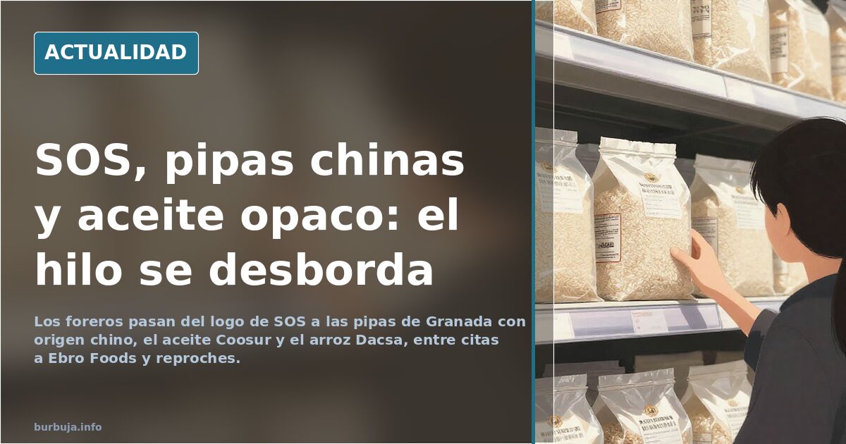 SOS modifica su logotipo por la polémica sobre el origen no valenciano de su arroz