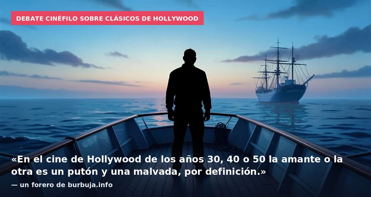 Debate cinéfilo sobre clásicos de Hollywood: «En el cine de Hollywood de los años 30, 40 o 50 la amante o la otra es un putón y una malvada, por definición.» — un forero de burbuja.info