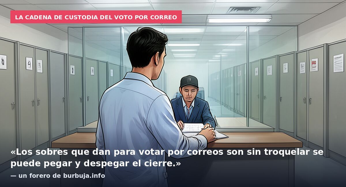 ¿QuIén controla que el voto por correo es real y que no son nietos que no están inscritos en el CERA si no en el censo normal?