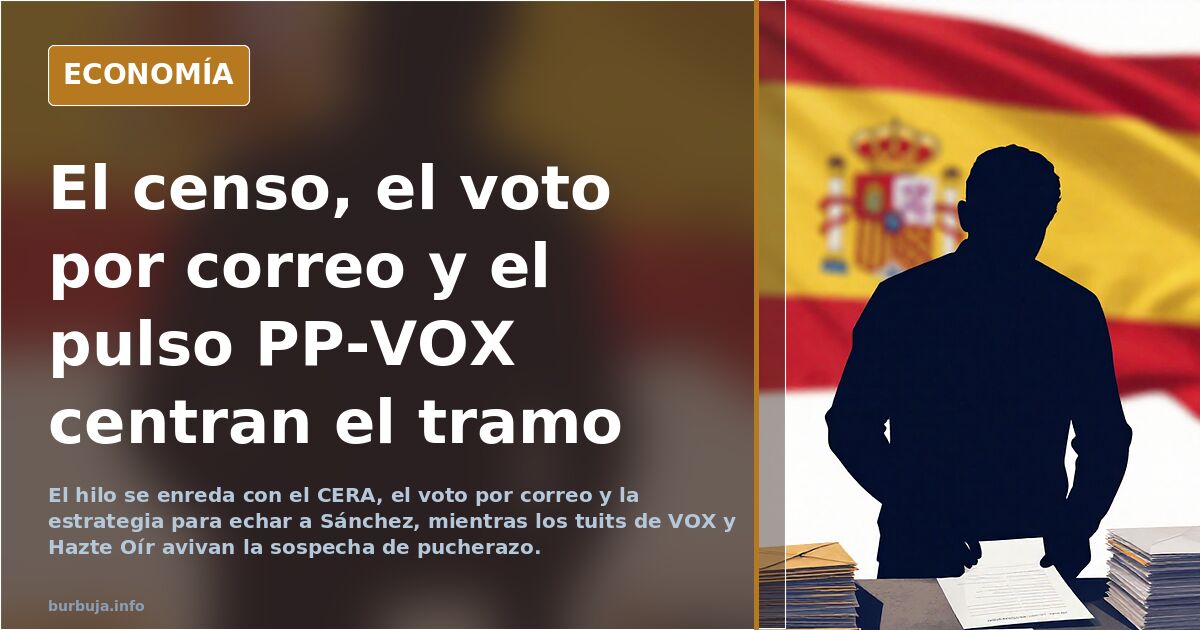 ¿QuIén controla que el voto por correo es real y que no son nietos que no están inscritos en el CERA si no en el censo normal?