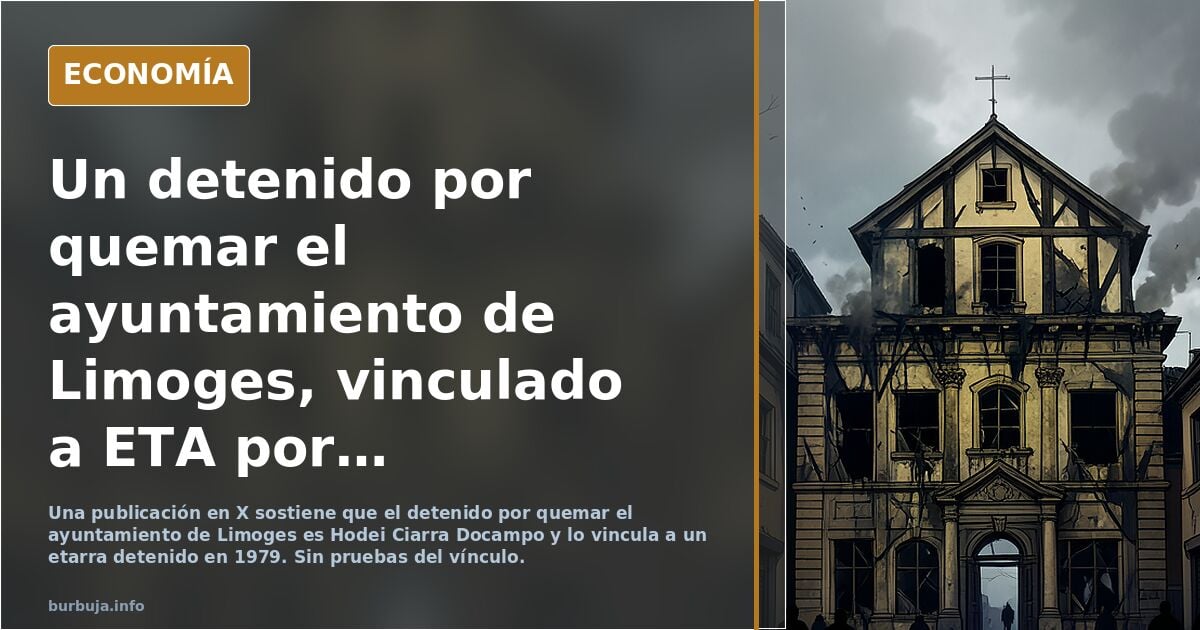 El detenido por quemar el ayuntamiento de Limoges viene de una estirpe de etarras.