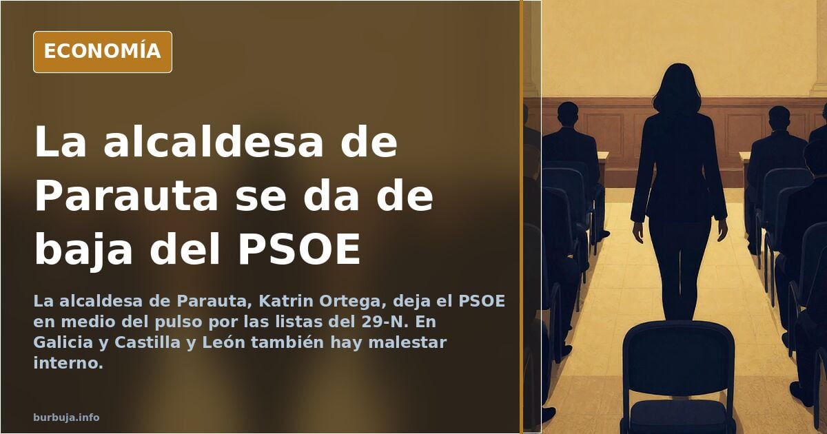 La alcaldesa de Parauta deja el PSOE en medio del pulso por las listas