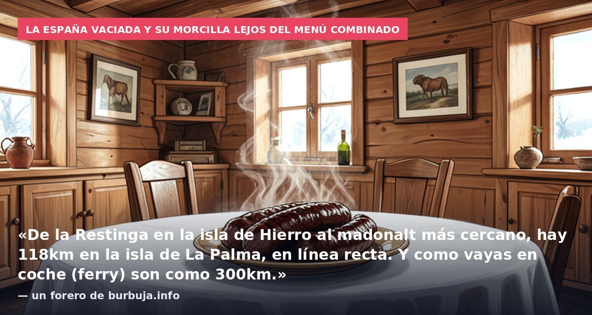 Molina de Aragón (que está en Castilla) es el punto más lejano a un McDonald's