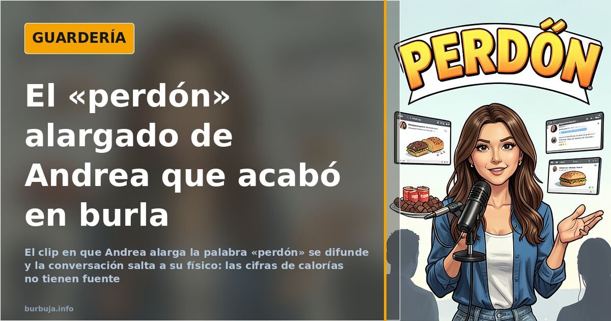Andrea Colás y el «¡Perdonaaaaaaaaaaa!» que abrió un debate
