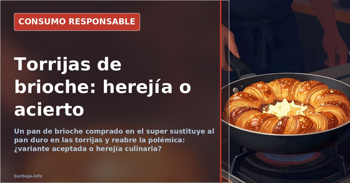 Torrijas de brioche: cuando el postre de aprovechamiento se vuelve premium
