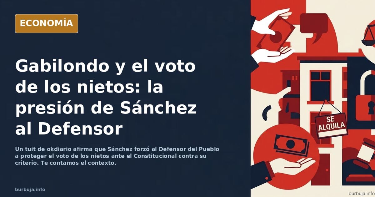 Última HORA - Gabilondo fue forzado por Sánchez, no quería