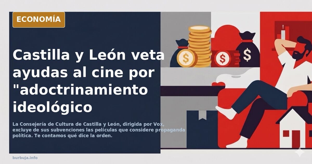 Vox veta las ayudas al cine en Castilla y León para películas "que impliquen adoctrinamiento ideológico"