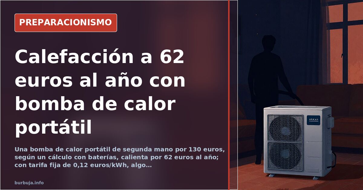 Aparato de aire acondicionado portátil con bomba de calor junto a una ventana, calefacción barata