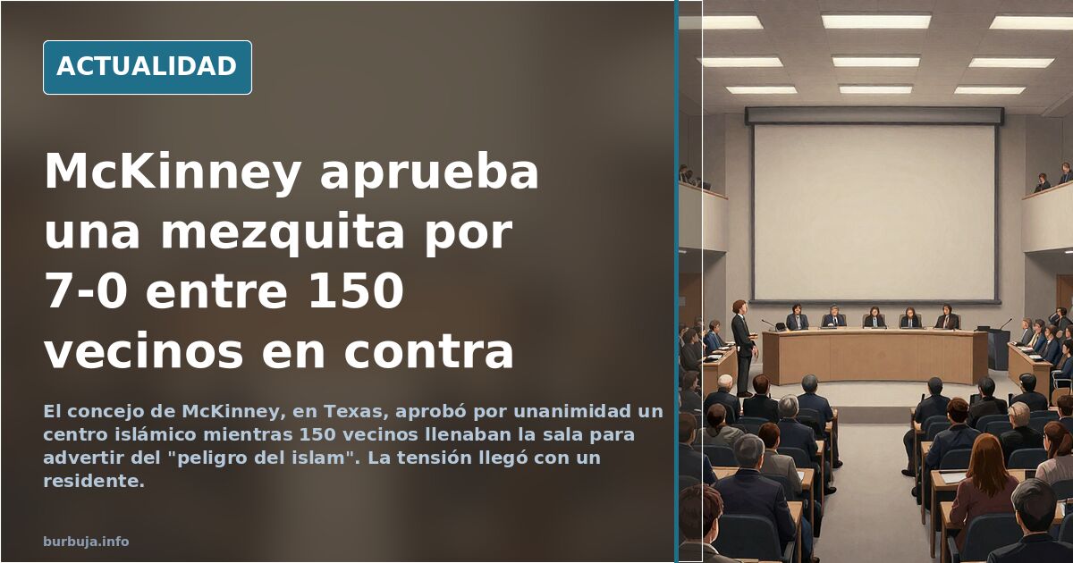 En Texas aprueban una mezquita a pesar de los avisos