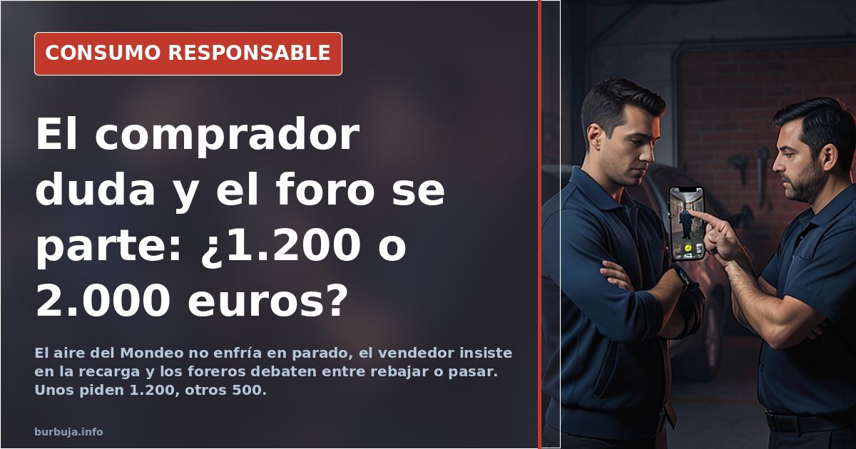 Le comprarías un coche a un menda que...