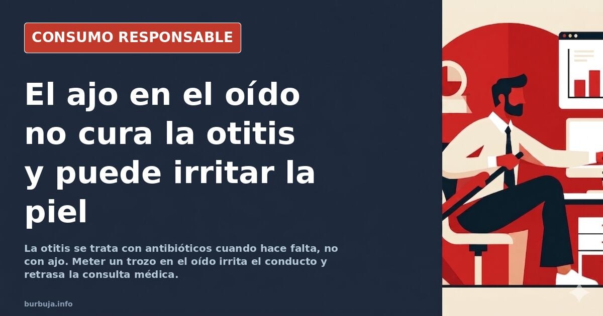 Mi remedio casero para acabar con infecciones de OIDO