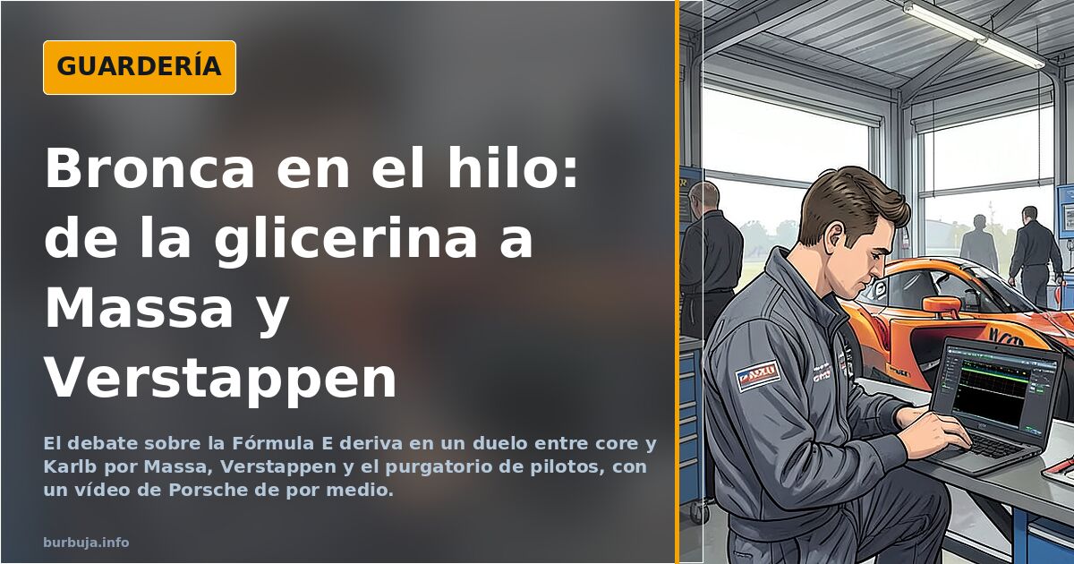 Bronca en el hilo: de la glicerina a Massa y Verstappen