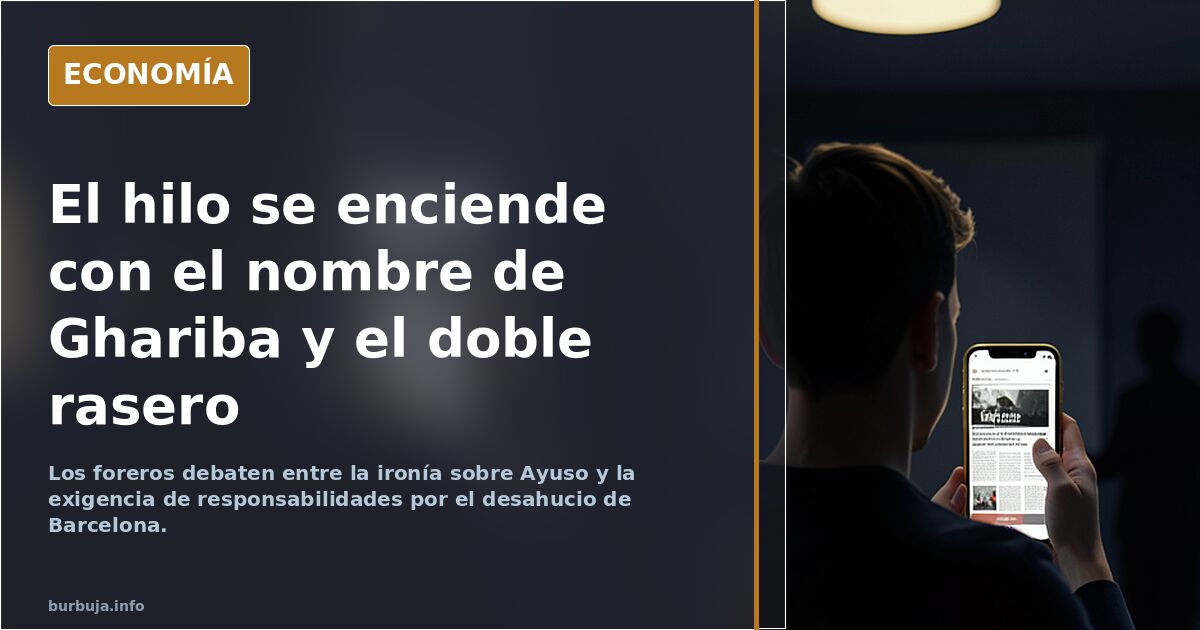 El hilo se enciende con el nombre de Ghariba y el doble rasero