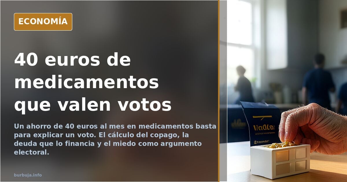 El voto del medicamento: por qué 40 euros pueden decidir unas elecciones