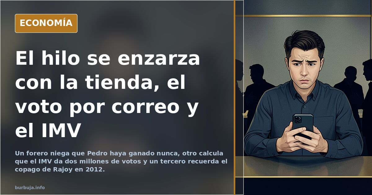 Pedro puede volver a ganar, ayer uno que además tiene una tienda me dijo por qué.