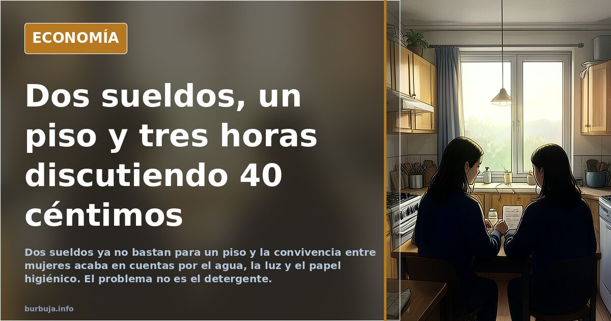Compartir piso entre mujeres: la emancipación que acaba en guerra por la luz