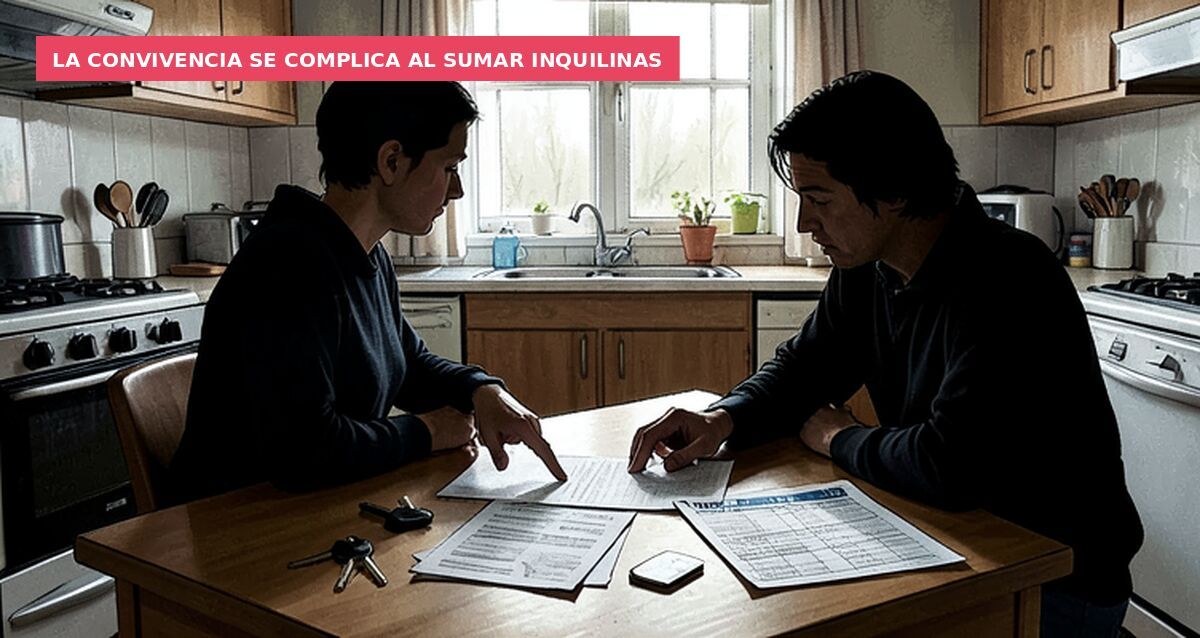 Mujeres que comparten piso