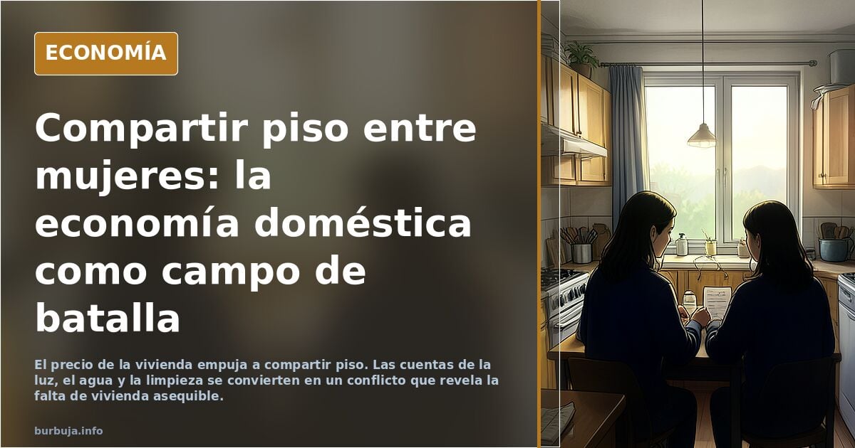 Mujeres que comparten piso. (I)