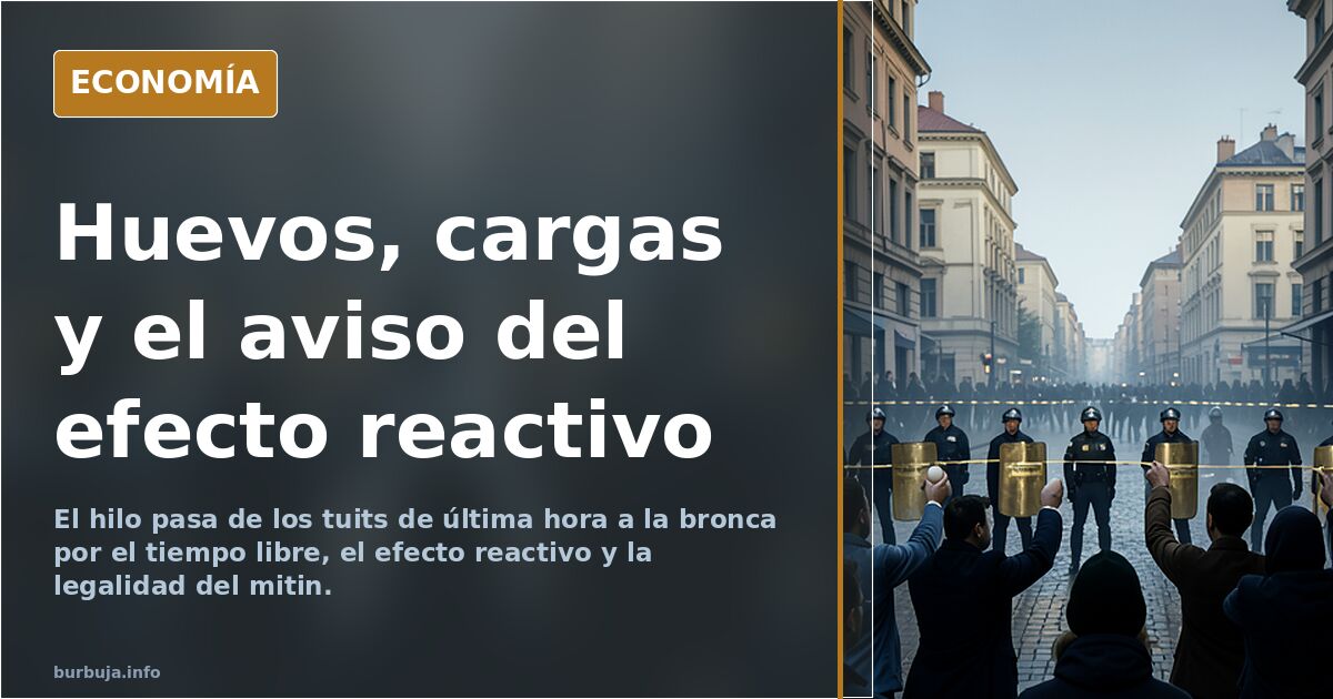 Huevos, cargas y el aviso del efecto reactivo