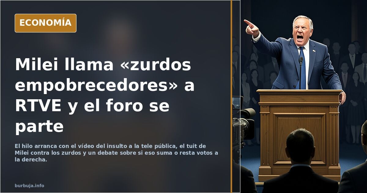 Javier Milei halaga a Pedro Sánchez