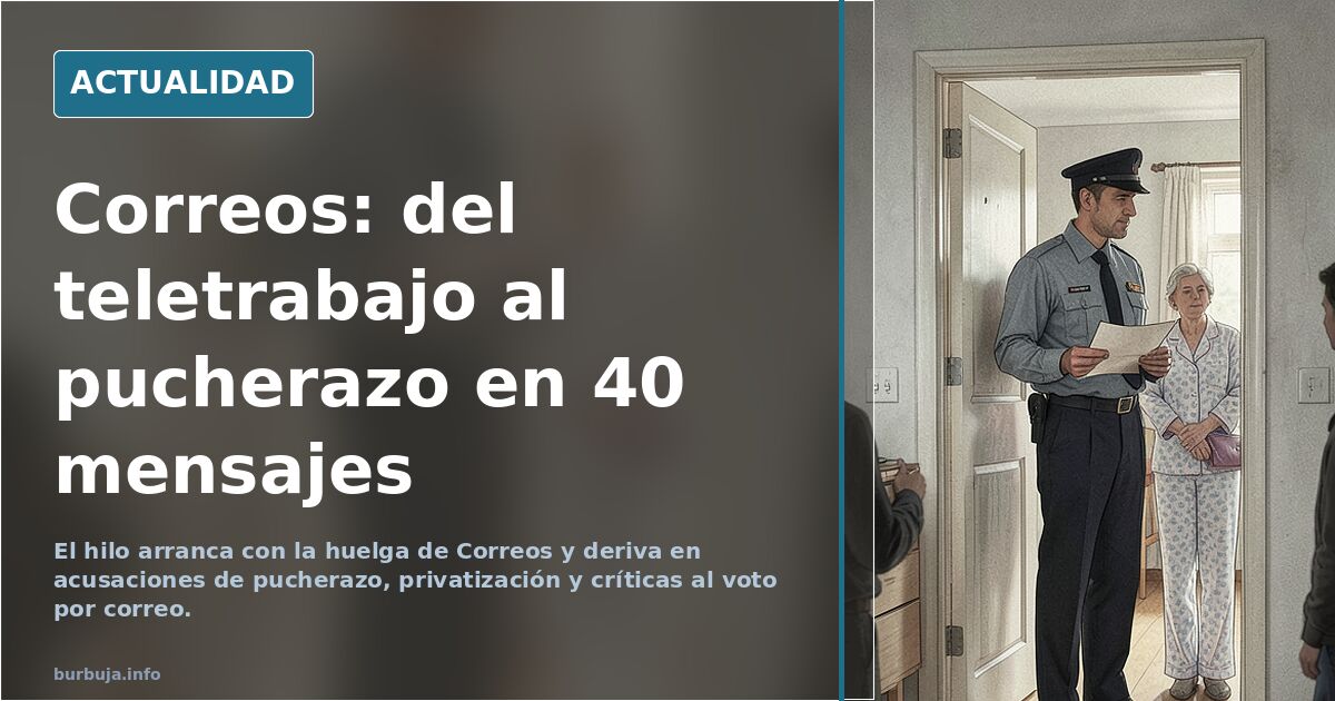 CORREOS VA LA HUELGA INDEFINIDA