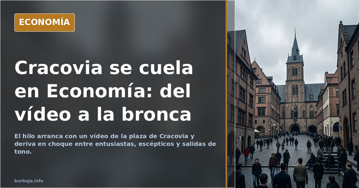 llegan imágenes durísimas de Cracovia, Polonia