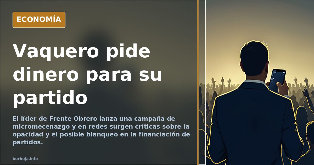 Roberto Vaquero bittet auf X um „Kurtisanen“