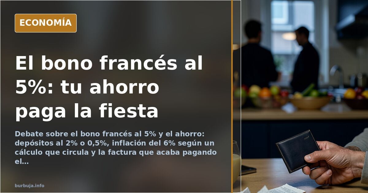 El bono francés a 10 años supera el 5% por primera vez desde 2002