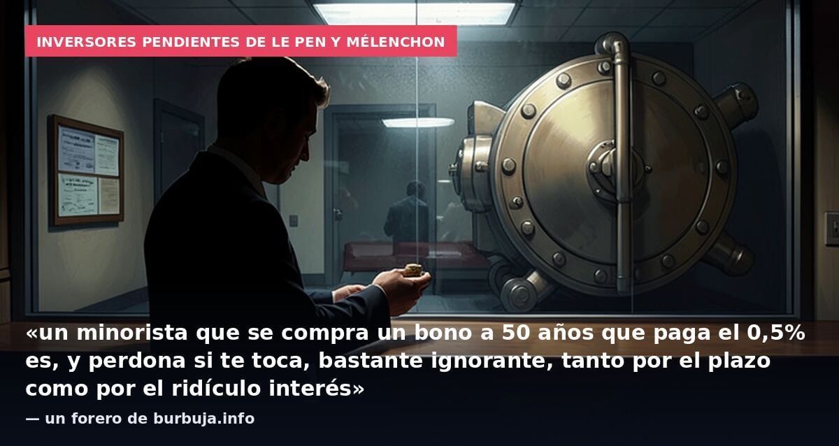 DIN DIN DIN EL BONO FRANCÉS A 10 AÑOS AL 5% sabíamos que iba a pasar y HOY por fin ha pasado