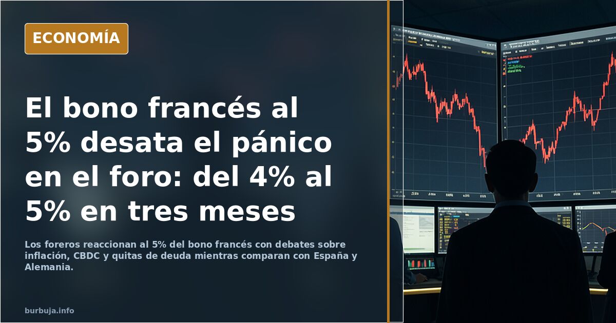 DIN DIN DIN EL BONO FRANCÉS A 10 AÑOS AL 5% sabíamos que iba a pasar y HOY por fin ha pasado