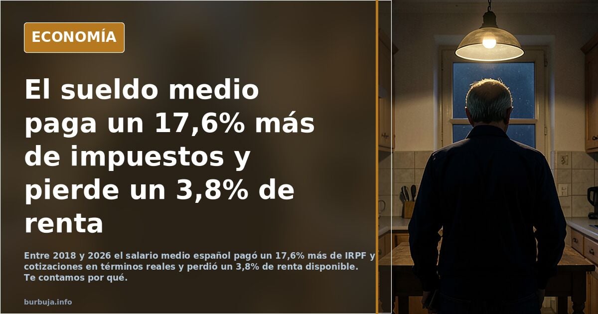 De qué te quejas? La realidad: Pagas más impuestos pese a ser más pobre...