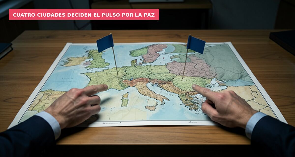 Cuatro ciudades deciden el pulso por la paz