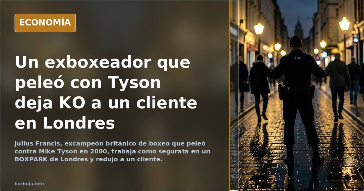Un segurata ex boxeador la lía en el supermercado